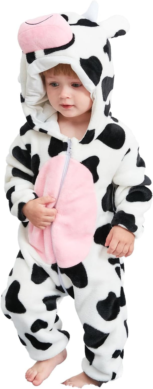 Dream cosplay Unisex Baby Costume,Baby Flannel Animal Halloween Home Clothing