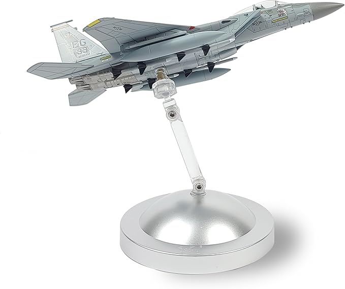 1/100 F-15C Eagle Metal Airplane Model Kits with Stand Gulf Spirit Diecast Alloy Fighter Model Jet Military Aircraft Collection for Adult Display or Gift