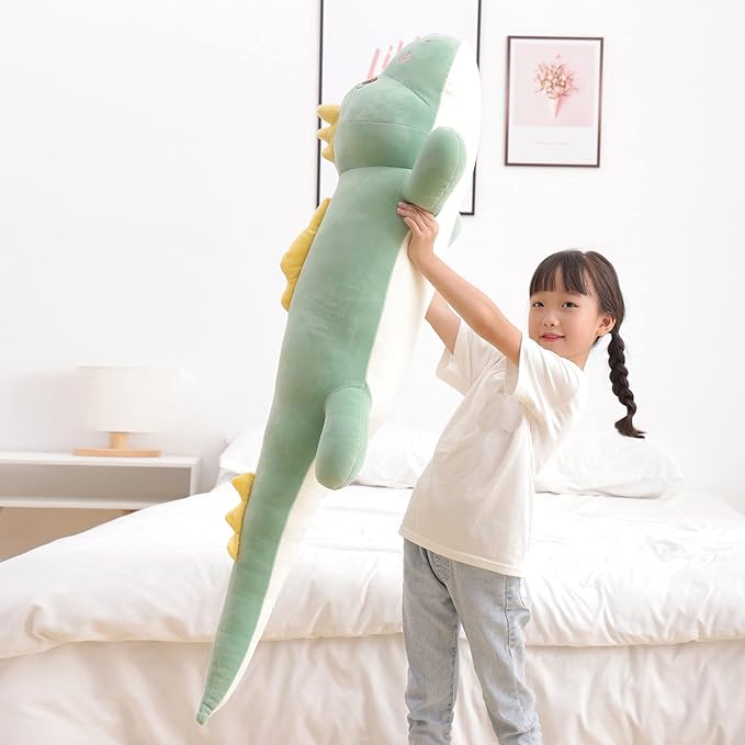 52 inch Jumbo Dinosaur Plush, Huge 4 Feet Large Dinosaur Stuffed Animals, Big Dinosaurs Plushies Body Pillows, Gifts for Kids Boys Girls, Birthday