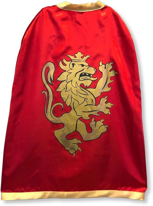 Liontouch Medieval Noble Knight Satin Toy Cape for Kids | Part of A Kid's Costume Line