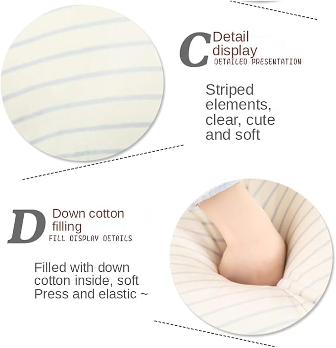 MUPI Whale Stuffed Animals Plush Pillow 4 Size Cute Soft Cotton Plushies Pillows Kawaii Blue Whale Toy Gifts for Kids Boys Girls Adults (Blue, 33 Inch)