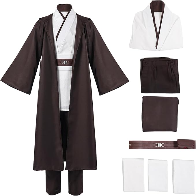 Men's Hooded Robe Cloak Tunic Costume Halloween Cosplay Costume Uniform Outfits