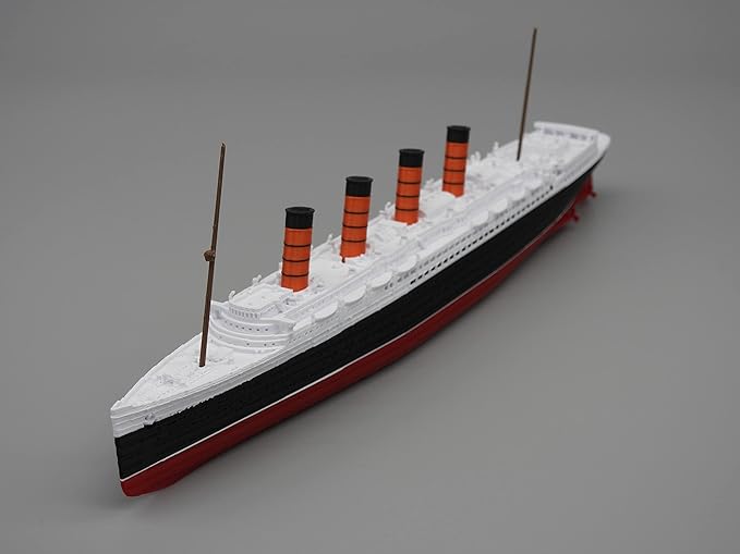 12" Prebuilt Display Model Ship (RMS Lusitania 1ft Model)