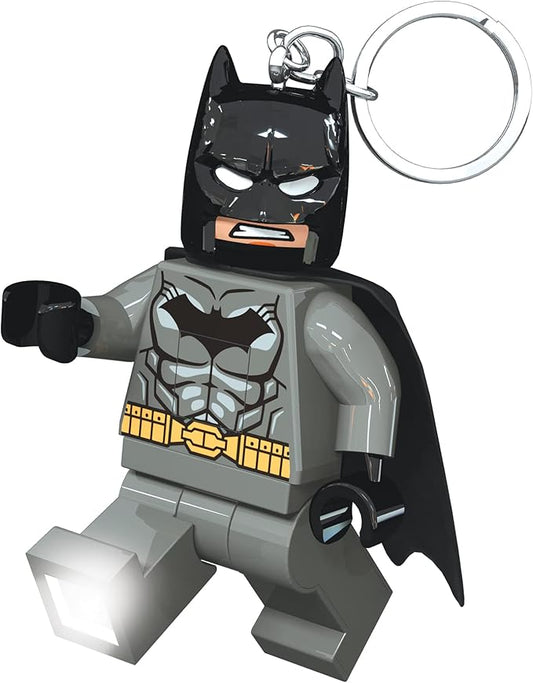 LEGO DC Super Heroes Large 3 Inch Tall Figure Keychain Light - Batman (KE92H)
