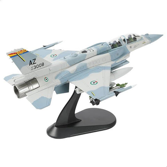 1/72 F-16F Block 60 Fighter Model United Arab Emirates Painting Pre-Built Jet Fighter Aircraft Model Alloy Metal Diecast Plane with Display Stand Collection Gift for Adult
