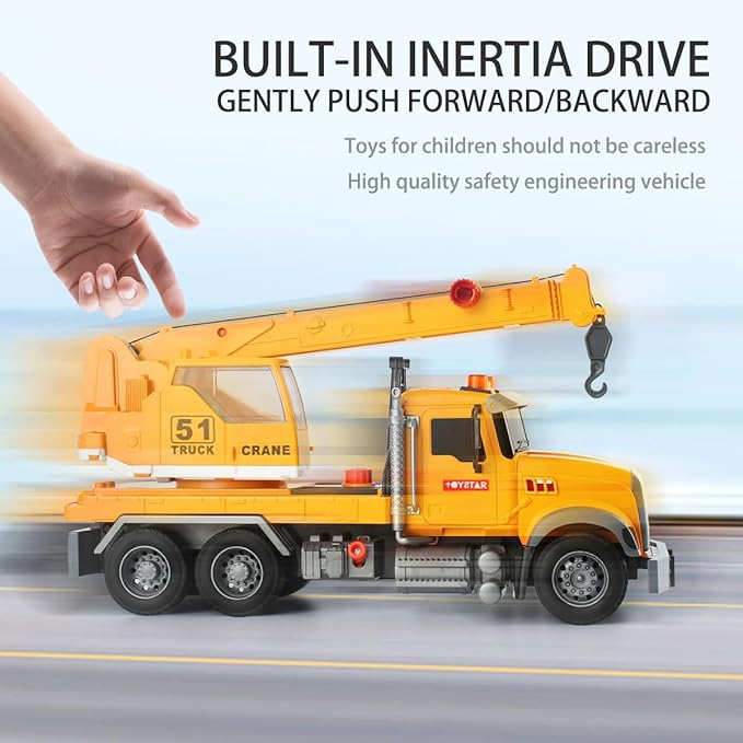 2-in-1 Flatbed Truck Playset with Lights & Sounds - Perfect for Boys Aged 3+, Includes Transport Trailers and Carrier Tow Truck Toys