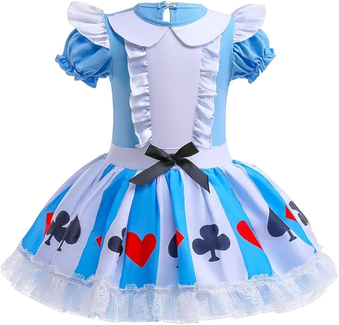 DYMCII Baby Girls Princess Ballet Dress Short Sleeve Leotards Skirted Tutu Dancewear Halloween Christmas Party Fancy Costume