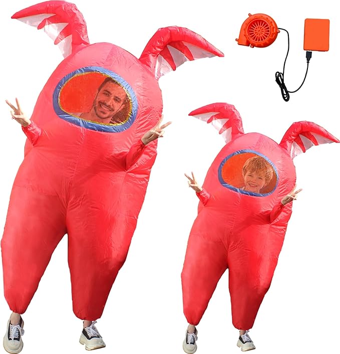 Astronaut costume inflatable costume Funny Halloween Spacesuit Party School Masquerade Game Fans with Bat Wings