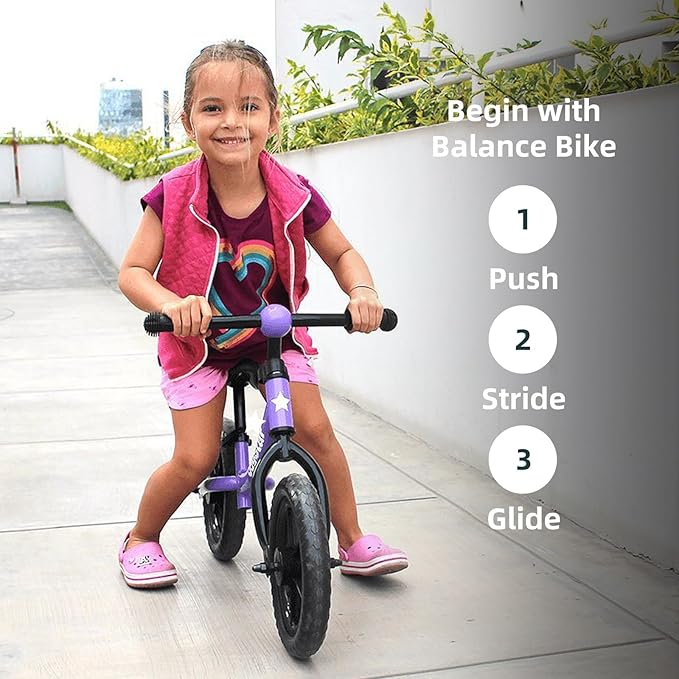 JOYSTAR Toddler Balance Bike 2 Year Old, Age 18 Months to 5 Years Old, No Pedal Bike with Adjustable Handlebar and Seat, Gift for 2-4 Boys Girls