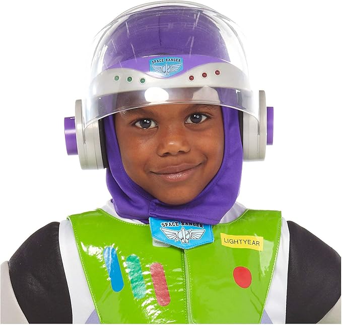 Disney Pixar Disney Store Official Buzz Lightyear Light-Up Helmet for Kids Costume Helmet for Dress Up & Role Play - Pair with Buzz Lightyear Costume with Lights & Sound for Kids, Sold Separately