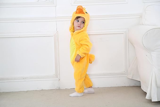 Dream cosplay Unisex Baby Costume,Baby Flannel Animal Halloween Home Clothing