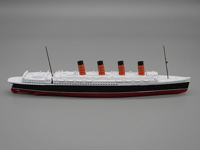12" Prebuilt Display Model Ship (RMS Lusitania 1ft Model)