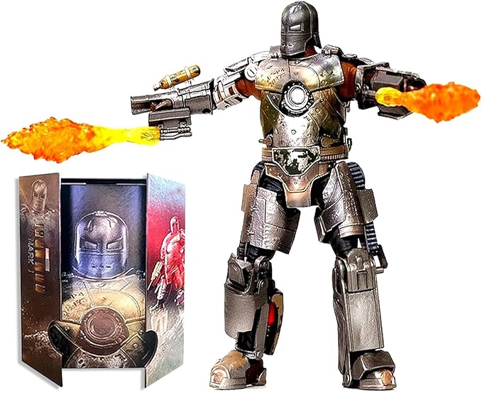 OVONNI 7 Inch MK1(1/10 Scale) Action Figure,Exquisite Painting Collectible Figure with Lots of Accessories