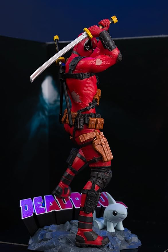 McFarlane Toys - Marvel Deadpool 1:10th Scale Collectible with Scene (Deadpool #1)