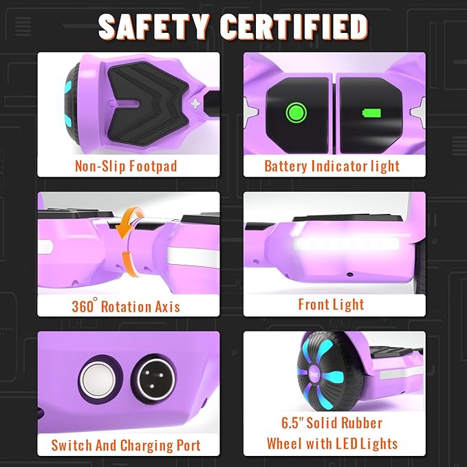 Scooter, Bluetooth Speakers and LED Light-Up Wheels, APP Control, Dual 250W Motors, 8.5 mph Max Speed & 8.5 Miles Max Range, Gifts for Kids Adults Girls Boys