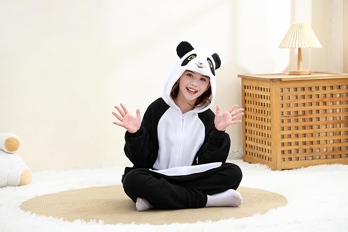 Unisex Adult Onesie Pajamas, Polar Fleece Cosplay Animal One Piece Halloween Costume Pajamas Homewear