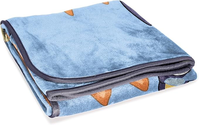 Jay Franco Bluey and Bingo Kids Throw Blanket - Plush 46" x 60" Toddlers Fade Resistant