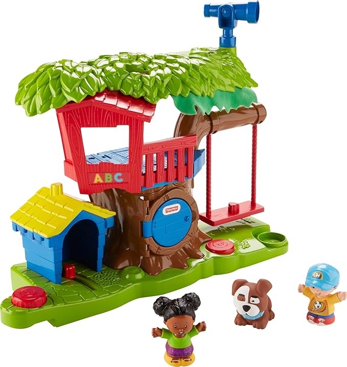 Fisher-Price Little People Surprise & Sounds Home [Amazon Exclusive] & Little People Swing & Share Treehouse