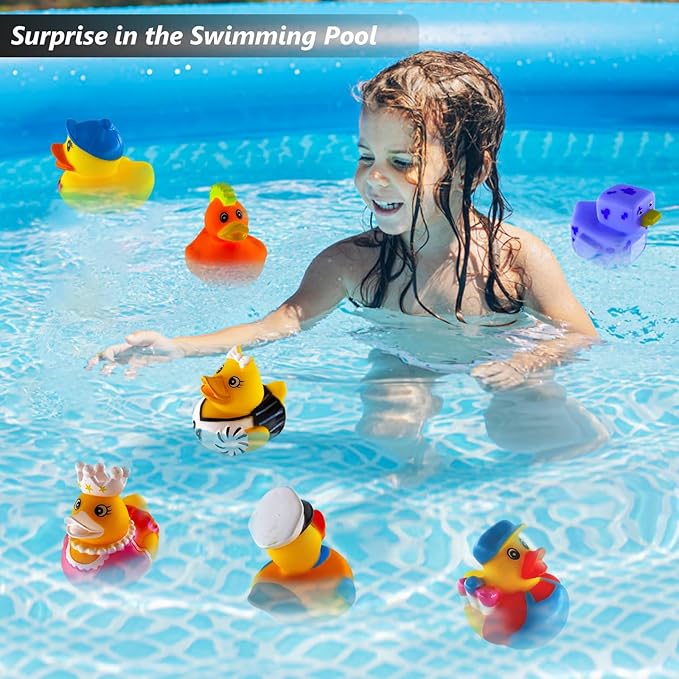 88 Pack Rubber Duck for Jeep Bath Toy Assortment Bulk Floater Duck for Kids Baby Showers Accessories Party Favors Birthdays Bath Time and More
