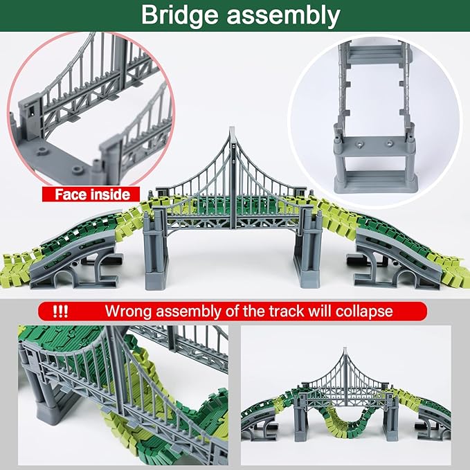 Dinosaur Track Toys, 200+ Pcs Create A Dinosaur World Road Race, Flexible Track Playset with 1 Dinosaur Car,1 Race Car,8 Dinosaurs for 3 4 5 6 Year & Up Old Boys Girls Kids Toddlers Great Gift