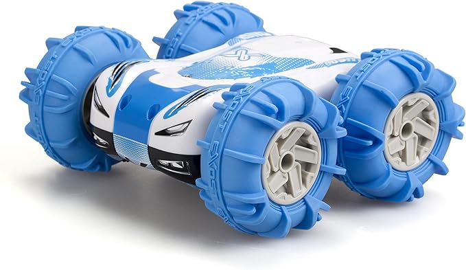 Exost 360 Aquacross Terrain Stunt RC Car - All-Terrain Inflatable Tires, 2.4Ghz Control, Acrobatic Flips for Ages 5+