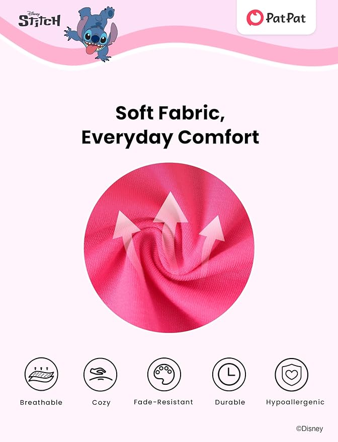 Disney Stitch Minnie Elsa Princess Sweatshirt Dress Toddler Girl Sequin Long Sleeve Pullover Clothes Fall Outfit 2-9 Years