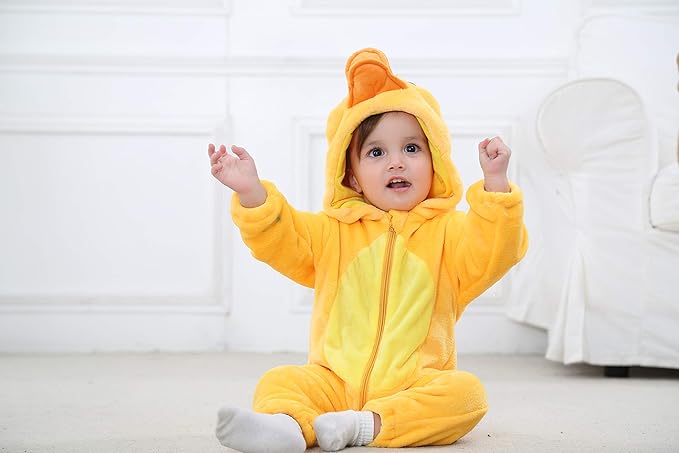 Dream cosplay Unisex Baby Costume,Baby Flannel Animal Halloween Home Clothing