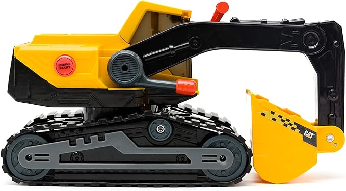 CAT Construction Toys, CAT Construction 11.5" Power Haulers 2.0 Excavator, Lights and Sounds, Ages 3 and up