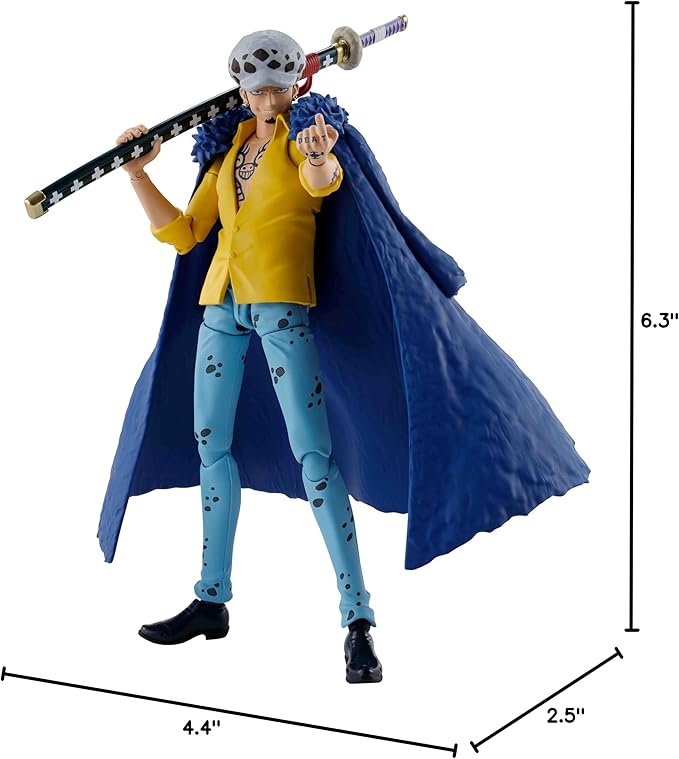 TAMASHII NATIONS - One Piece - Trafalgar Law -The Raid on Onigashima-, Bandai Spirits S.H.Figuarts Action Figure