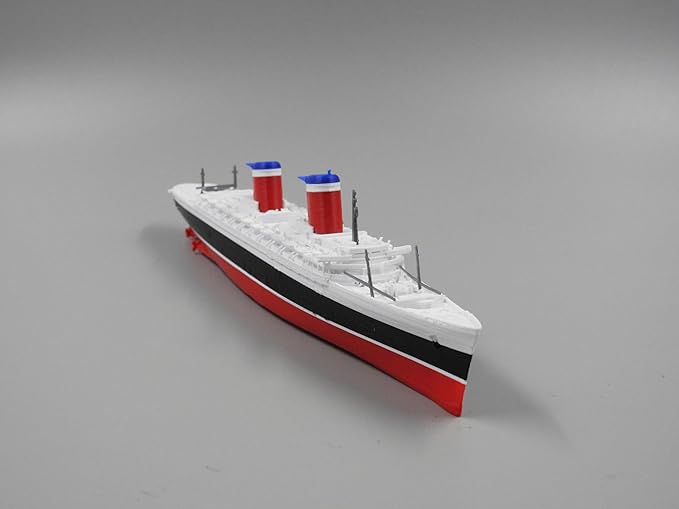 12" Prebuilt Display Model Ship (SS United States 1ft length Model)