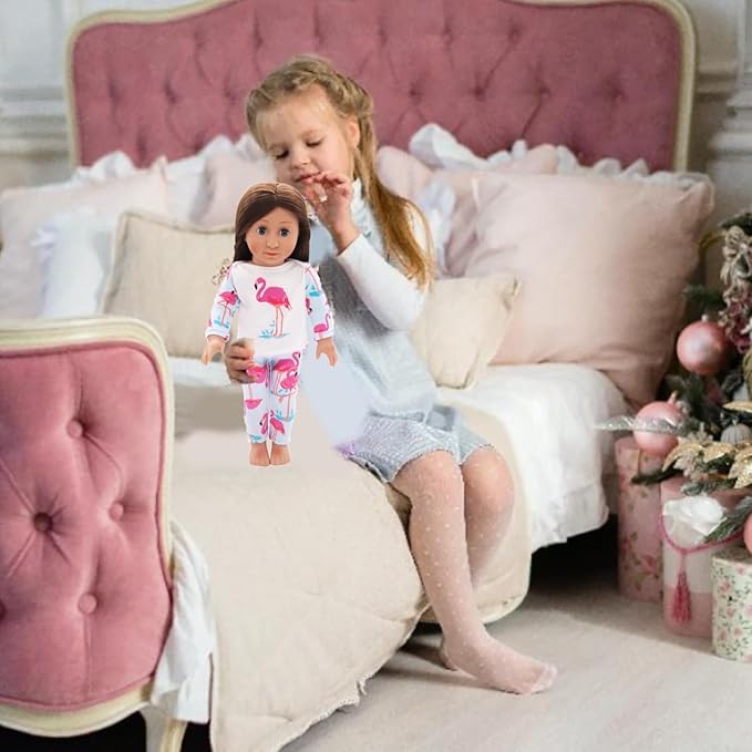 10 Sets of 18 Inch American Doll Clothes, Including 10 of Doll Clothing Dress Outfits for Gift Dolls, Birthday Gifts for Kids