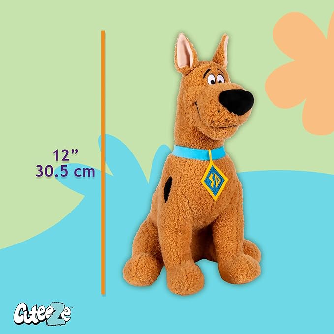 KIDS PREFERRED Warner Bros. Scooby-Doo Cuteeze Extra Soft Plush Stuffed Animal Toy for Baby and Toddler Boys and Girls – 13 Inch Size