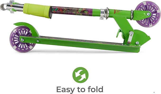 2 Wheel Kick Scooter for Kids - Easy & Portable Fold-N-Carry Design, Ultra-Lightweight, Comfortable & Safe, Durable & Easy to Ride