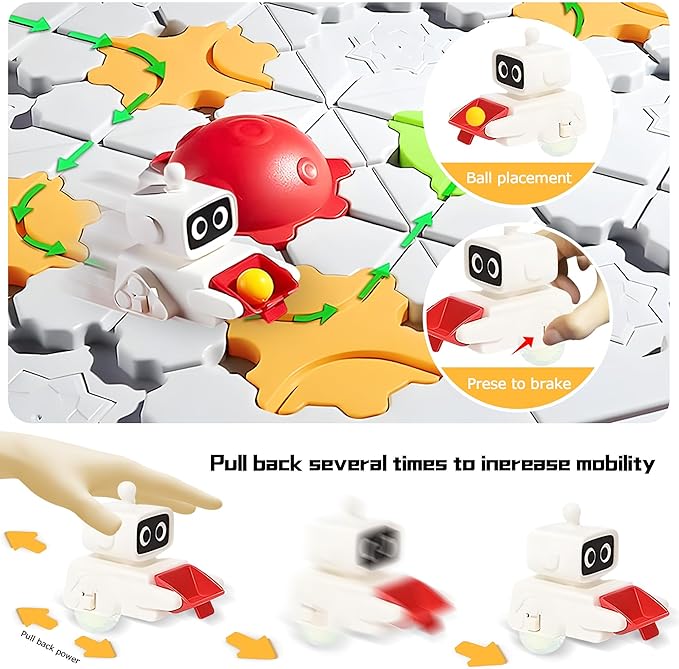 Smart Logical Road Builder Brain Teasers Puzzle Game, Educational STEM Learning Toy, Montessori Preschool Travel Toy Board car Games for Kids Ages 4-8 Educational Toys Logic Games