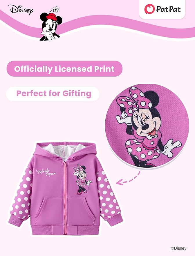 Disney Frozen Stitch Princess Minnie Mickey Spiderman Girls/Boys Zip Up Hoodie Fall Zipper Sweatshirt Jacket Toddler-Big Kid