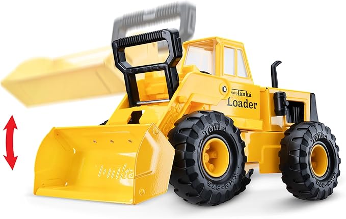 Tonka Retro Front Loader - Collector's Edition - Made with 2X More Steel, Kids Construction Toy, Metal Truck, Toy Truck for Boys and Girls, Kids, Toddlers, Ages 3+