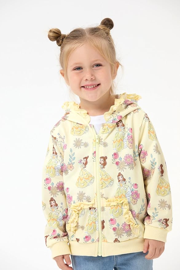 Disney Frozen Stitch Princess Minnie Mickey Spiderman Girls/Boys Zip Up Hoodie Fall Zipper Sweatshirt Jacket Toddler-Big Kid