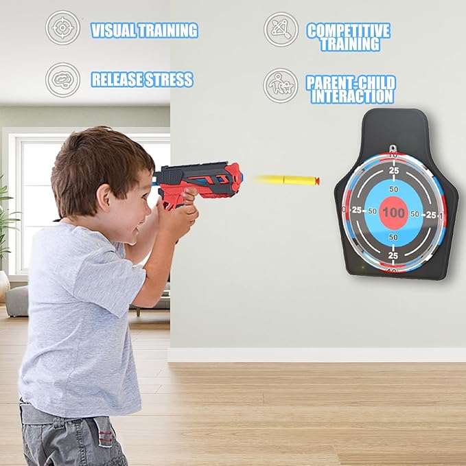 Doloowee Kids Bow and Arrow Set,Archery Toy Set with Light-up LED,10 Suction Cup Arrows,Foam Dart Shooting Toy,Target and Quiver,Indoor & Outdoor Toys Gifts for 3 4 5 6 7 8-12 Years Old Boys Girl