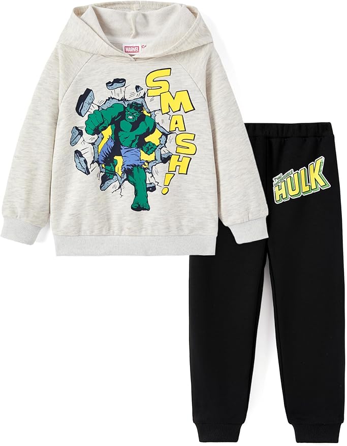 Disney Marvel Spider-Man Mickey Toy Story Cars Boy Pullover Hoodie&Jogger Pants Outfit Set Sweatsuit Lounge Matching Set 2-9Y