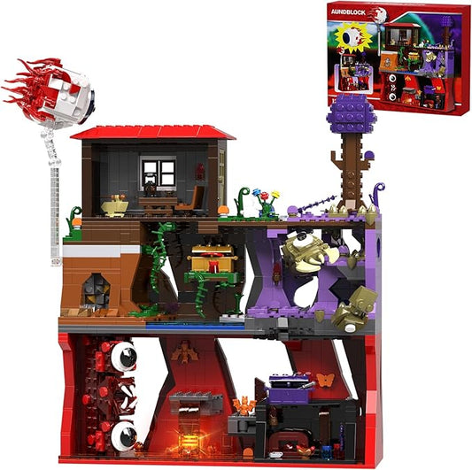 Sandbox Adventure Game Building Block Toys, Game Map Creative Building Toys, Eater of Worlds Compatible with Lego, Christmas Birthday Gift for Adult and Kids 12+ (1177Pcs)