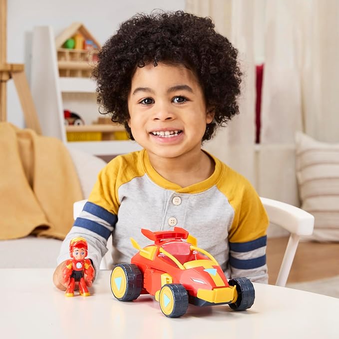 Marvel Iron Man and his Awesome Friends 2-in-1 Mech Suit & Vehicle, Action Figure & Toy Vehicle Set, 3-Inch-Scale Super Hero Toys, Ages 3+