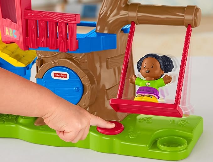 Fisher-Price Little People Surprise & Sounds Home [Amazon Exclusive] & Little People Swing & Share Treehouse