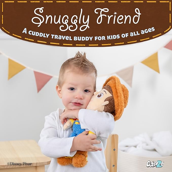 KIDS PREFERRED Disney Pixar Toy Story Woody Toy Cuteeze Extra Soft Plush Stuffed Animal Toy for Baby and Toddler Boys and Girls 12 Inch Size
