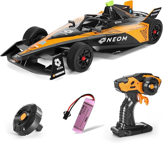 MIEBELY Remote Control Car - 1/14 Scale Authentic Licensed McLaren NEOM Formula Rc Race Car,2.4GHz 3.7V 500 mAh Car Toys, Racing Hobby Car Model Ideal Gifts for Adults Kids Boys Girls