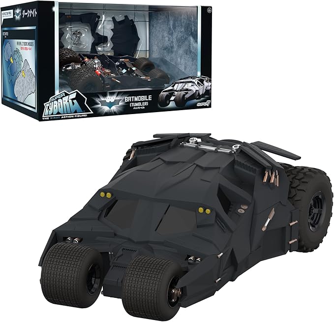 Super7 Batman Super Cyborg - Batmobile Tumbler (Full Color) Action Figure