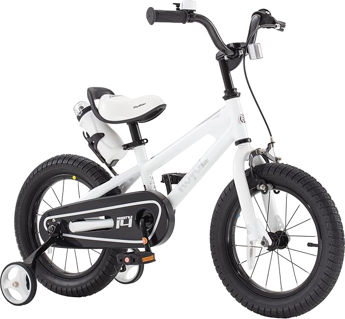 RoyalBaby Kids Bike Freestyle Classic & EZ Balance Pedal Switchable Bicycle, 12 14 16 18 Inch, 3-10 Years Toddler to Big Kids