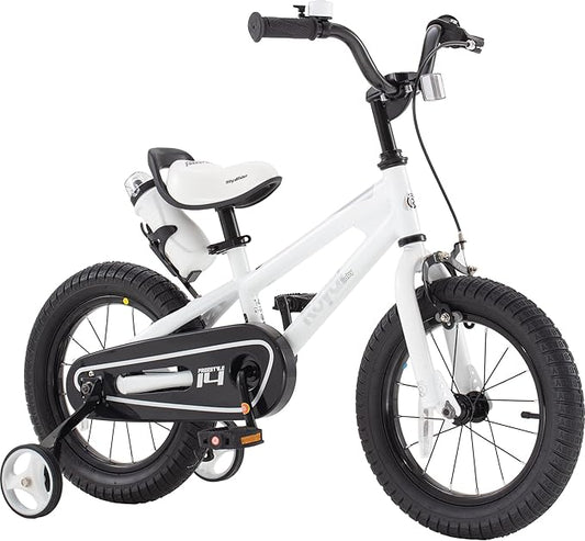 RoyalBaby Kids Bike Freestyle Classic & EZ Balance Pedal Switchable Bicycle, 12 14 16 18 Inch, 3-10 Years Toddler to Big Kids