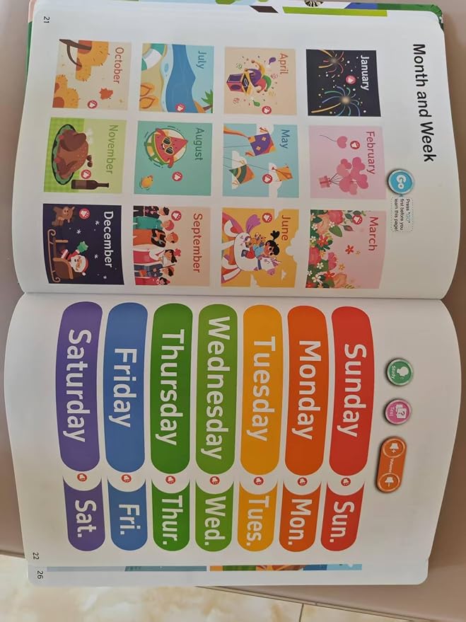 2025 My First Words Sound Book for Kids 3+ | 470+ Fun English Words & Interactive Themes | Talking Toy with Phonics, Games & Story Mode(Scene)