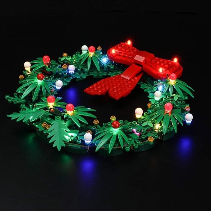 LIGHTAILING Light Set for (Christmas Wreath) Building Blocks Model - Led Light kit Compatible with Lego 40426(NOT Included The Model)