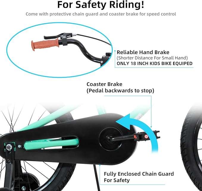JOYSTAR Kids Bike for Ages 2-12 Years Old Boys Girls, 12-20 Inch BMX Style Kid's Bikes with Training Wheels, Children Bicycle for Kids and Toddler, Multiple Colors